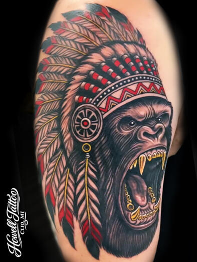 Portrait - Howell Tattoo - Justin Howell - Clio, Mi - Walk In Tattoo Shop Near Me