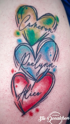 Heart and Kids Names