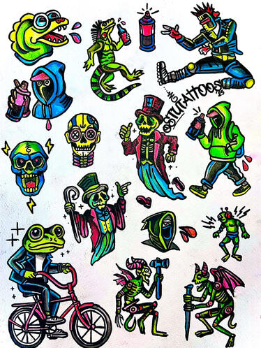 Neon Characters